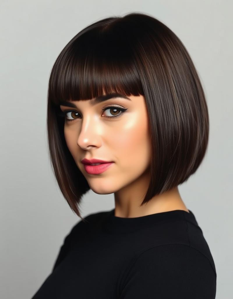 Moderne Bob-Frisur
